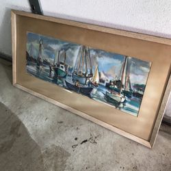 Artwork framedAnd signed