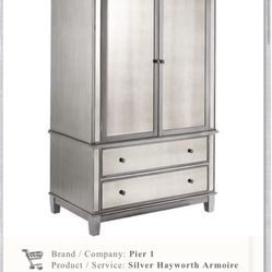 Pier 1 Hayworth Armoire and Dresser