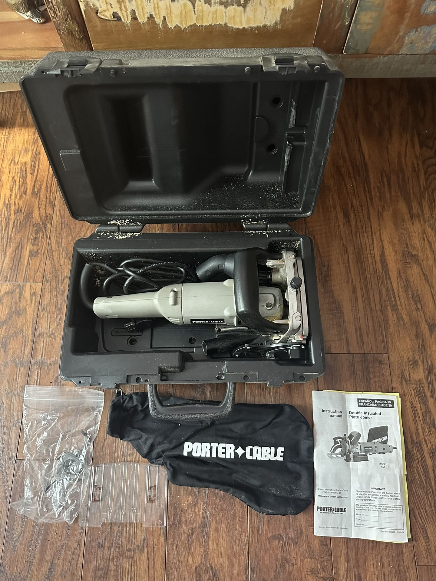 Porter cable double insulated plate joiner W/Case