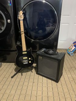 Sterling Guitar With Roland Amp