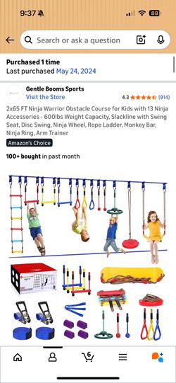 Ninja Course For Backyard