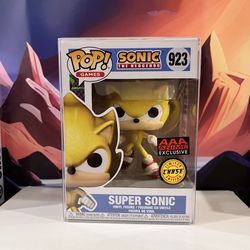 923 Super Sonic The Hedgehog Diamond Chase Funko Pop 