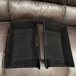 2Pcs Under Seat front row Storage Box for Tesla Model Y 2019-2025 - Hidden Storage Tray Space-Saving Design.