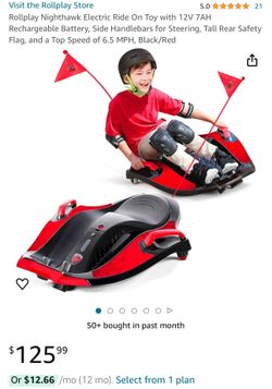 Rollplay Nighthawk Electric Ride On Scooter