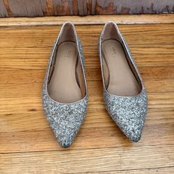 ASOS Glitter Flats Size 9