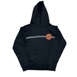 Santa Cruz Skateboards Kids Medium Hoodie Black