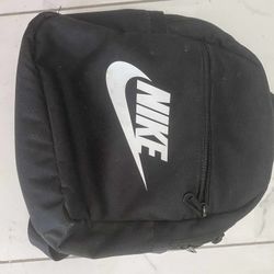 Nike Mini Black And White “Just Do It” Kids Athletic Backpack