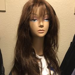 Gorgeous Human Hair Red Hot Free Part Lace Wig 