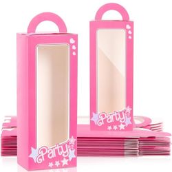 Barbie themed birthday candy boxes