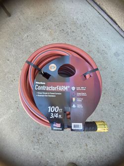 100 ft  Water works ContractorFARM hose - 3/4 " New