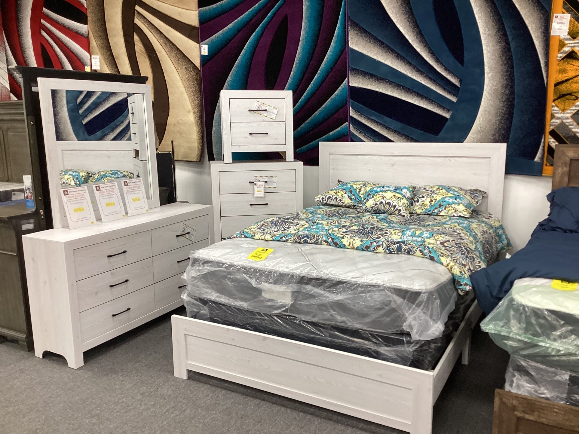 Queen Size Bed Frame Set $599