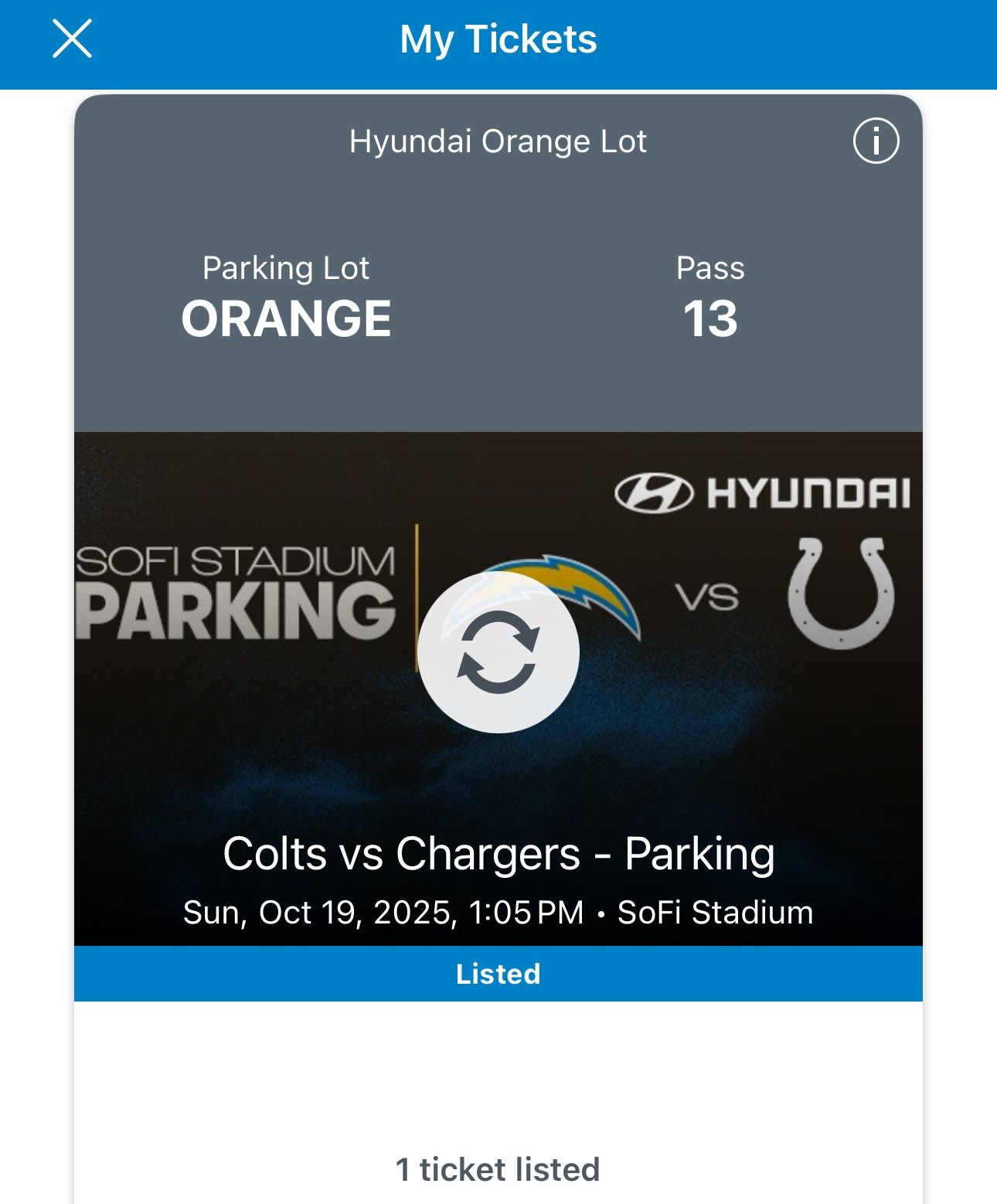 Charges vs Colts