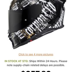 Scorpion EXO-R1 Air Blackletter Helmet $200 OBO