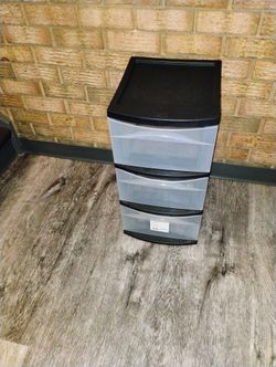 Two. 3 Drawer Plastic Storage $8 Each Pickup Only Cash 