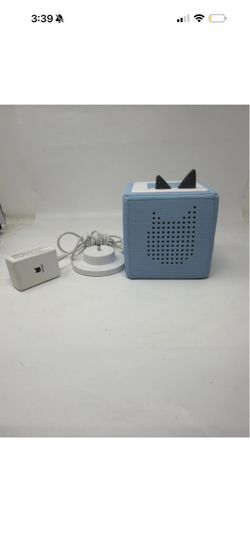 Tonies Toniebox Blue Audio Box Player Model:10003 W/ Charging Dock, Calm Creativ