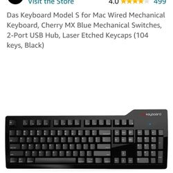 Das Keyboard Model S for Mac Wired Mechanical Keyboard