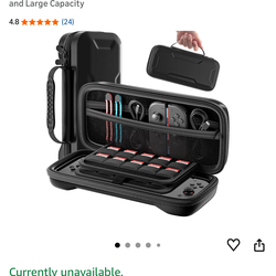 Nintendo switch carrying cases (2)