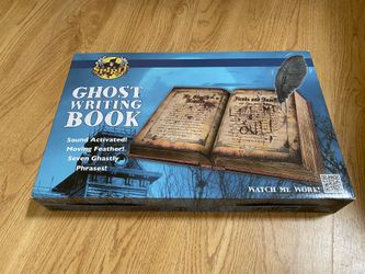 Moving Halloween Book Prop