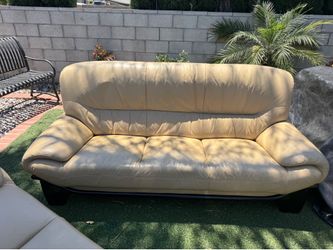 Leather couches