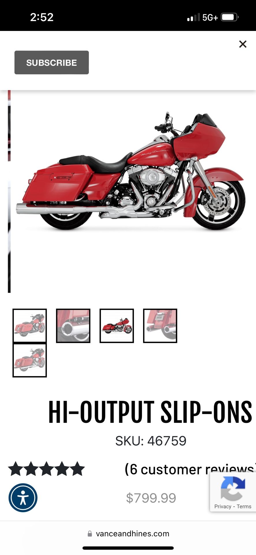 Vance And Hines Whole Exhaust For Harley Davidson