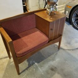Antique telephone chair 