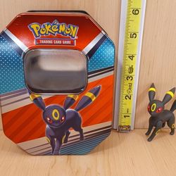 Empty Pokémon Thin Tin With Figure