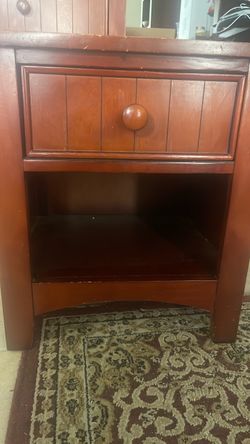 Bedroom Dresser and 1 Side Table
