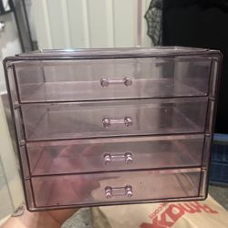 4 Drawer Makeup Storage