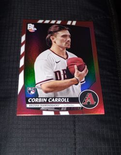 Rare Corbin Carroll red foil rookie card