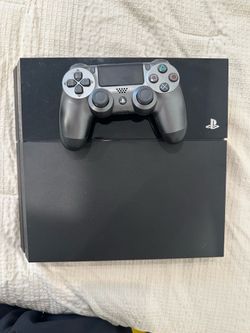 PS4 with controller