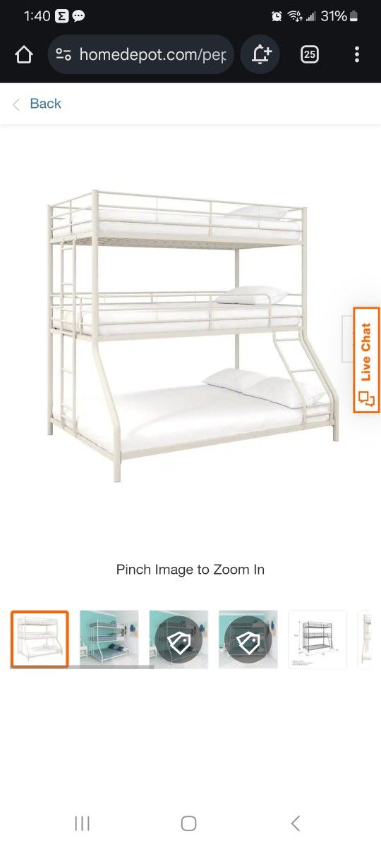 Triple Bunk Bed