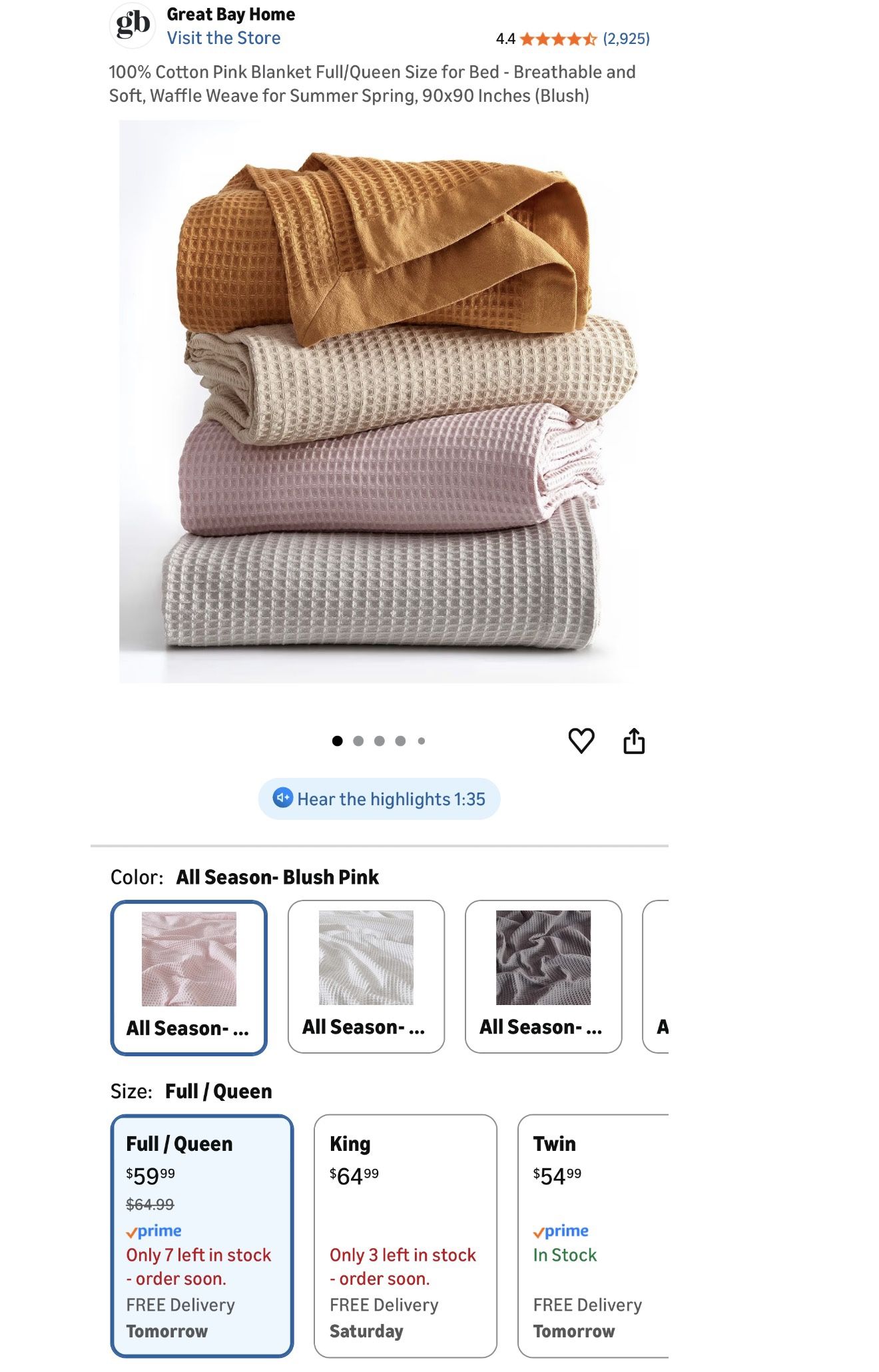 Blankets Cotton Queen