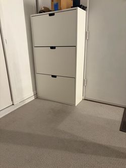 IKEA shoe rack white