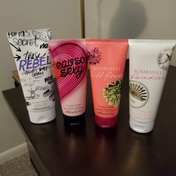 New VS Lotions, each