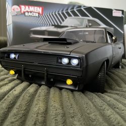 RAMEN TOY #RMB03 - RAMEN RACER - METAL BLACK