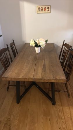 Dinner table and chairs