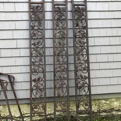 Antique Wrought Iron Columns 