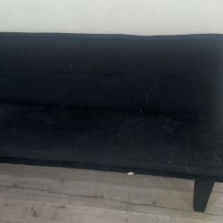 black adjustable bench couch