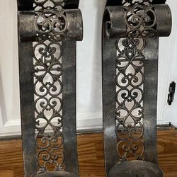 Set De 2 Candeleros En Buenas Condiciones $18 X Los 2