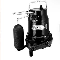 🔥 1/3 HP Cast Iron Sump Pump 44 Gal (retail $198)