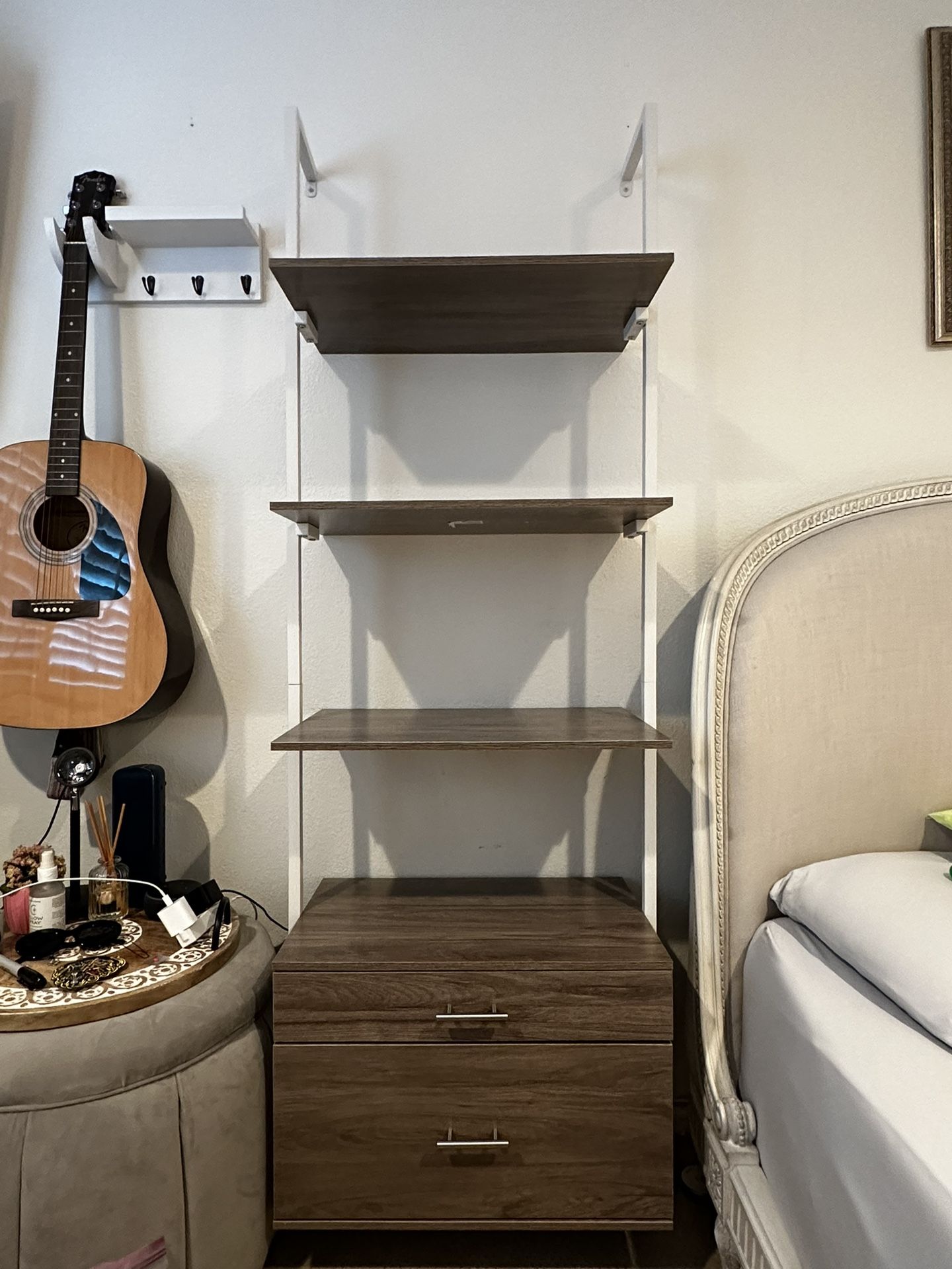 Etagere Storage Bookcase With Drawers 