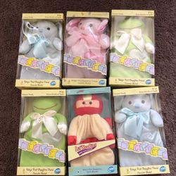 6 Angel Bear Lovie Baby's Security Blanket by Komet
