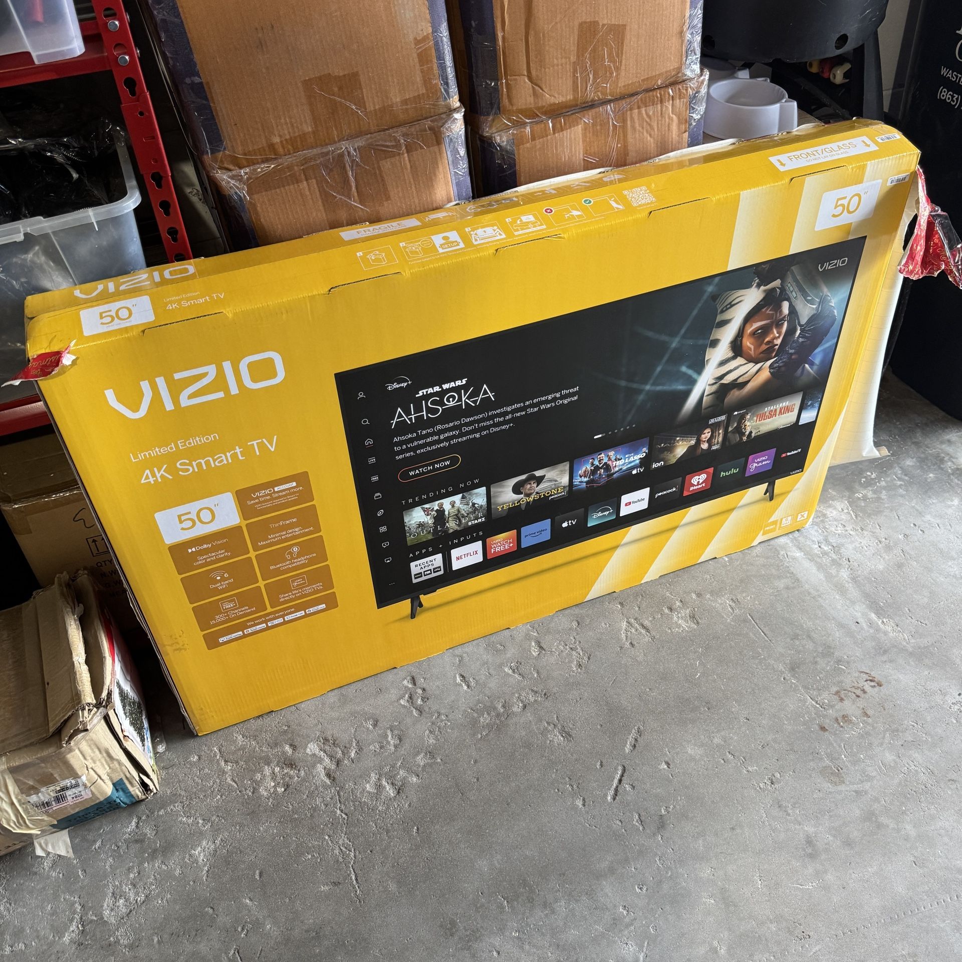 VIZIO 50" Class 4K LED HDR Limited Edition Smart TV V4K50S-08 New