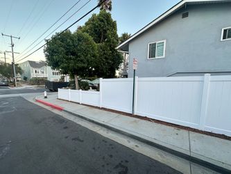 6’ x 8’ White Vinyl Privacy Fence Panel – Premium PVC Fence