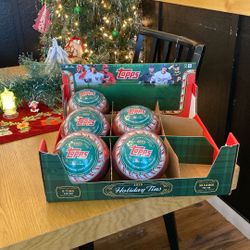 Baseball Topps Cards Holiday Tins $25