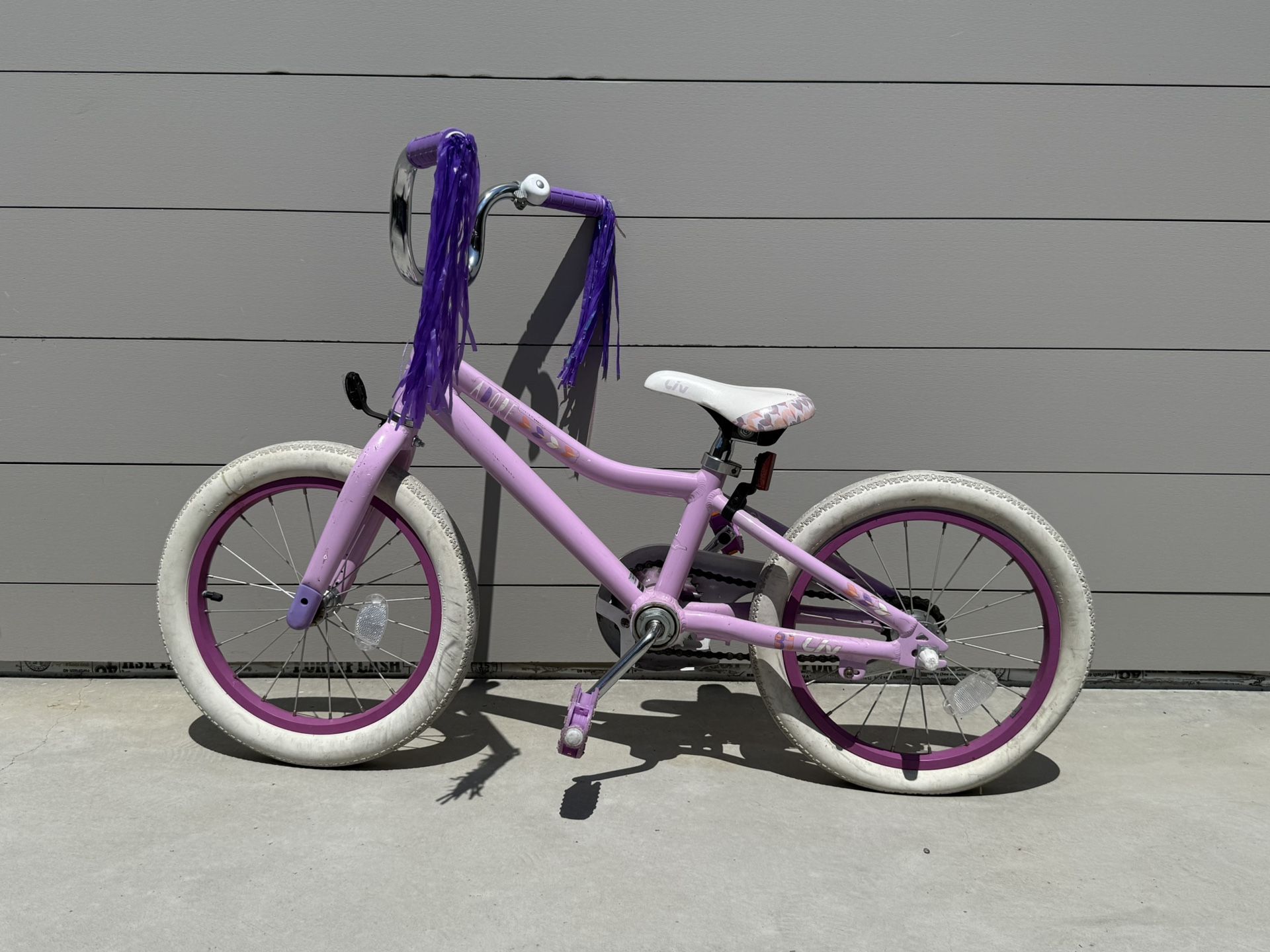 Kids Bike - Girl - Training Wheels Included
