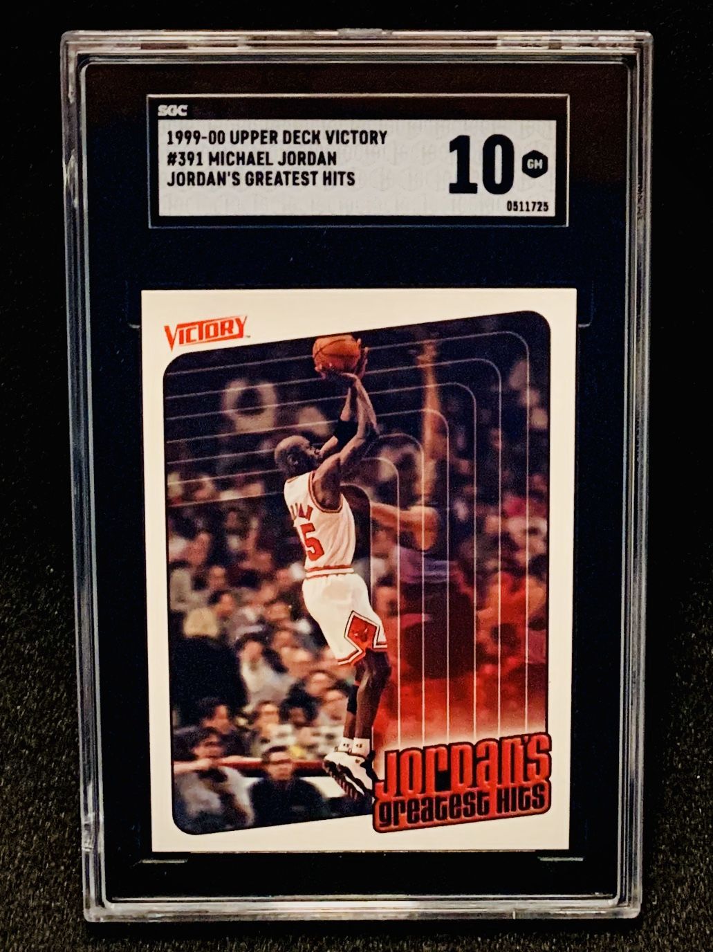 1999-00 Upper Deck Victory Michael Jordan SGC 10 Gem Mint