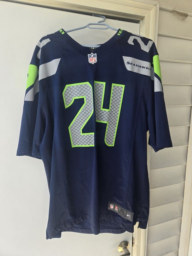 Seattle Seahawks Jersey Marshawn Lynch 24