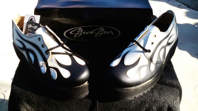 Mens Sha Sha Tribal Flame Creeper Boots