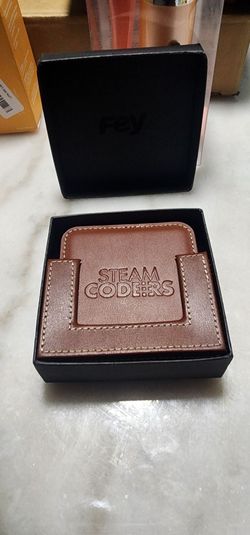 Leather Cup Coaster Set Of 4